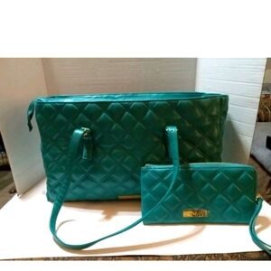 Joy And Iman Travel Bag With Wallet Turquoise
